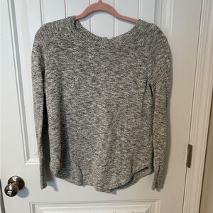 Madewell Marled Button Back Women's Size XS Long Sleeve Sweater
